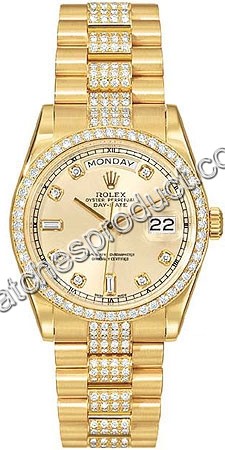 36mm Rolex Mens Watch 118348CBR