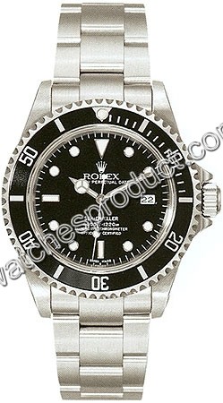 Rolex Black Dial Mens Watch 16600BSO