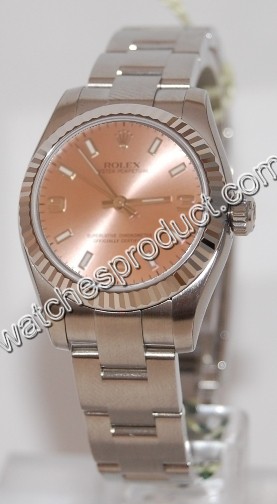 Rolex Lady Oyster Perpetual Steel & White Gold Watch 176234