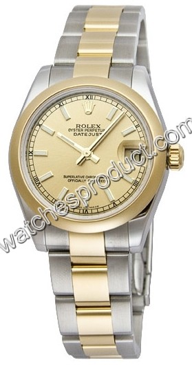 Rolex Steel & Gold Watch 178243