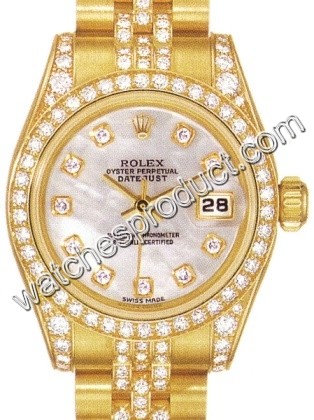 Rolex 179158 Yellow Gold set with Diamonds Watch