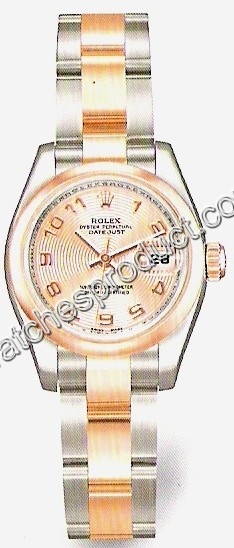 Rolex Rose Concentric Arabic Dial Watch 179161