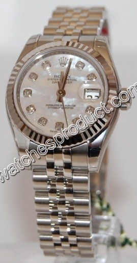 Rolex 179174 Steel & White Gold Watch