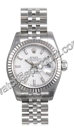 Rolex White Dial Watch 179174WSJ