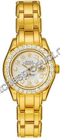 Rolex Pearlmaster Ladies Watch 80318C