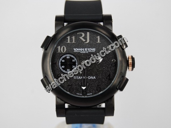 Romain Jerome Black Dial Watch 8283