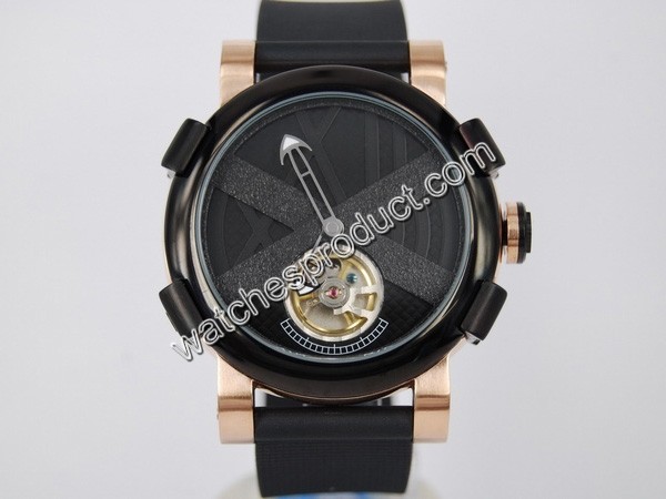 Romain Jerome Black Dial Watch 8287