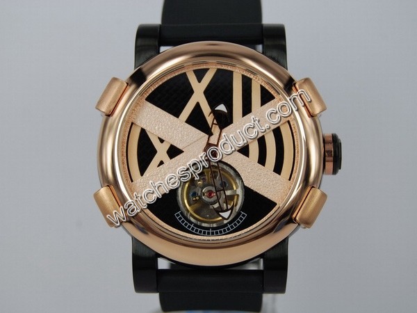 Romain Jerome Rose Gold,titanium Watch 8298