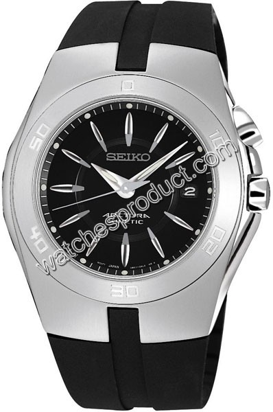 Seiko Black Dial Mens Watch SKA207