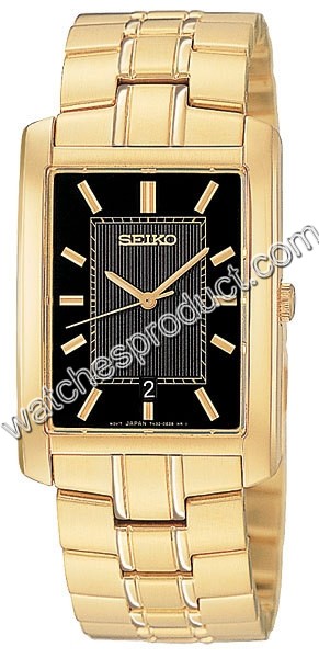 Seiko Black Dial Watch skk644