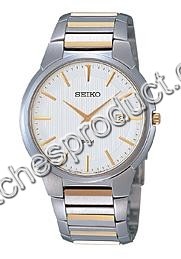 Seiko White Dial Watch SKP299