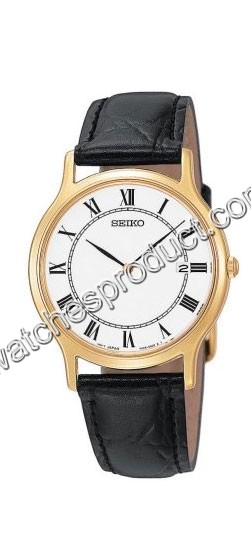 Seiko White Dial Mens Watch SKP330