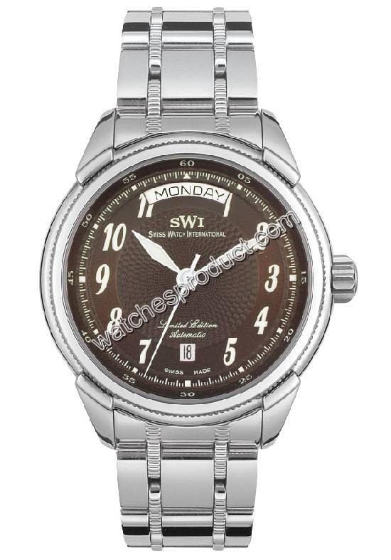 42mm Swiss Mens Watch A9240-S-BR-S-A