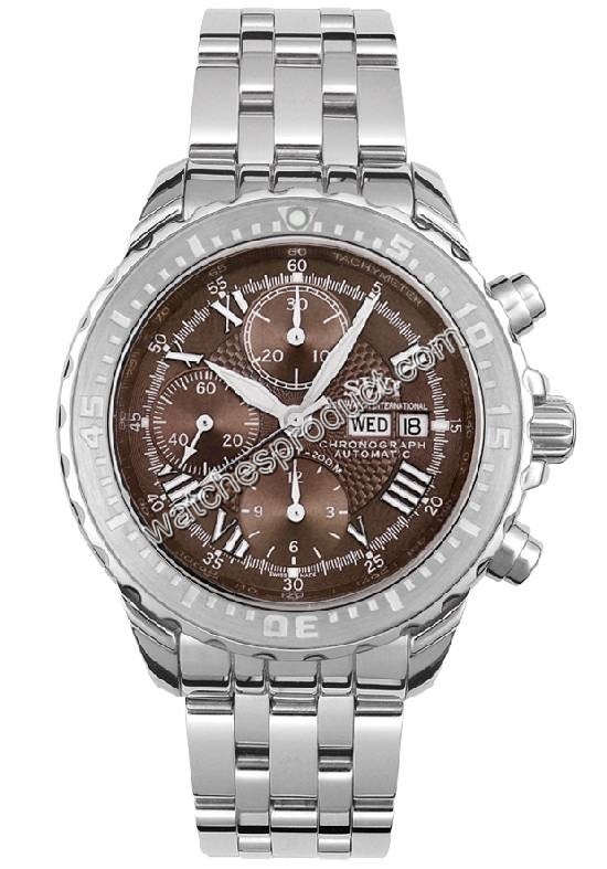 Swiss A9258-S-BR-S-BRS Mens Automatic Watch