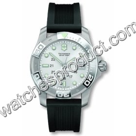 Swiss Army Silver Dial Mens Watch 500m-V251038