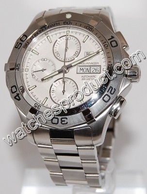 TAG Heuer Silver Baton Dial Mens Watch CAF2011.BA0815