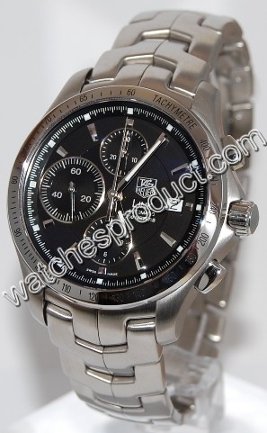 TAG Heuer Black Baton Dial Watch CJF2110.BA0594