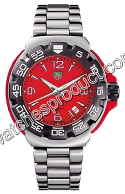 TAG Heuer Red Dial Mens Watch WAC1113.BA0850