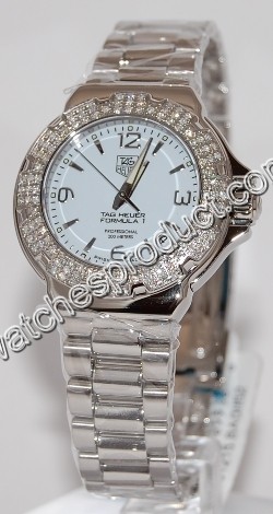 TAG Heuer F1 Sparkling Steel set with Diamonds Watch WAC1215.BA0852