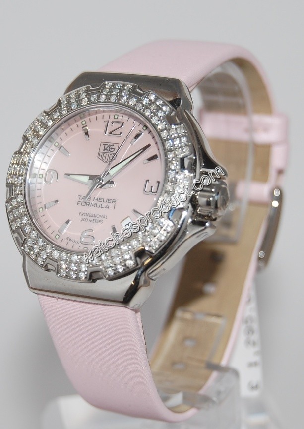 TAG Heuer Pink Mother of Pearl Dial Watch WAC1216.FC6220