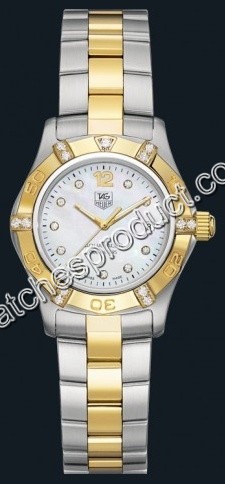 TAG Heuer Aquaracer Steel & Gold set with Diamonds Watch WAF1451.BB0814