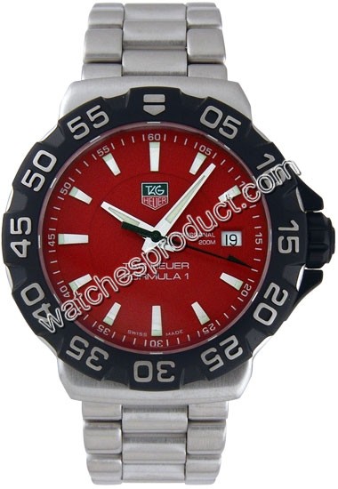 TAG Heuer Red Dial Watch WAH1BA0850