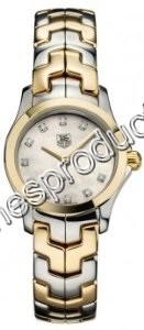 TAG Heuer White Mother of Pearl Diamond Dial Watch WJF1451.BB0584