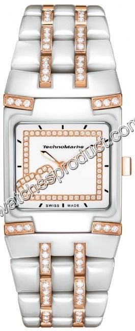 Technomarine 308006 White Ceramic set with Diamonds Watch