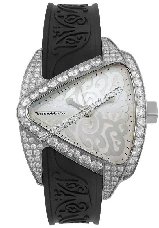 Technomarine Silver With Tattoo Design Dial Ladies Watch dmrmf05