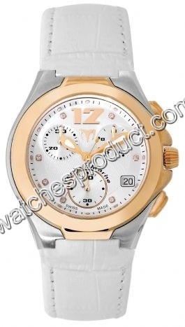 Technomarine Silver Diamond Dial Watch TMNCGW05