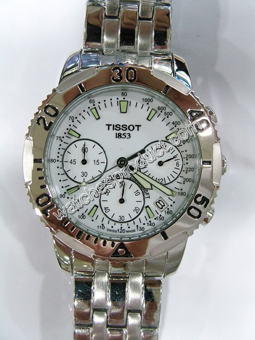 Tissot White Dial Watch 7896