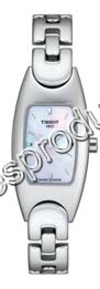 Tissot White Mother of Pearl Baton Dial Watch T05.1.155.81