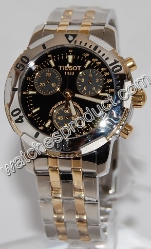 Tissot Steel & Gold Watch T17.2.486.55