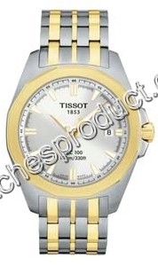 Tissot PRC100 Steel & Gold Watch T22.2.581.31