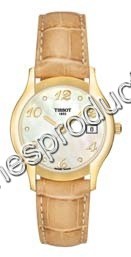 Tissot Mother Of Pearl Arabic Diamond Dial Ladies Watch T71.3.132.74