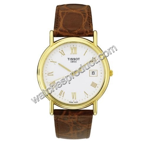 Tissot White Roman Numeral Dial Watch T71.3.429.13