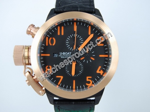 U-Boat Black Dial Watch 8316