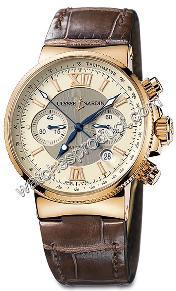 Ulysse Nardin Smoked / Ivory Dial Watch 356-66.354