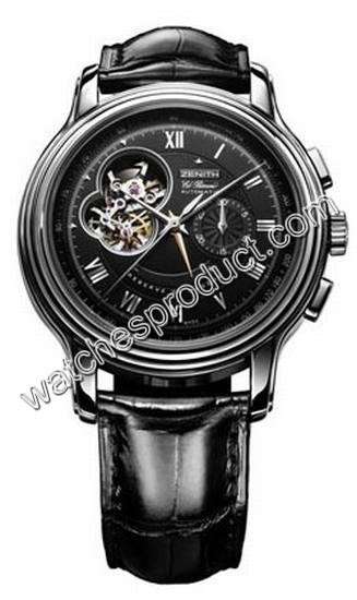 Zenith Black Dial Watch 03-1260-4021-22-C505