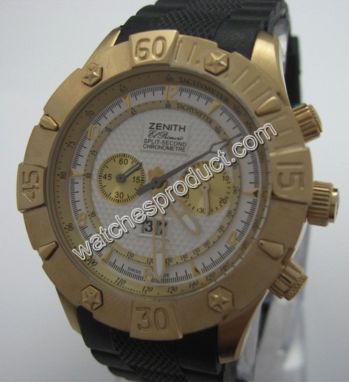 Zenith 7728 Gold Stainless Steel Watch