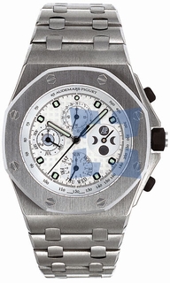 Audemars Piguet White tapisserie dial Dial Watch 25854TI.OO.1150TI.01