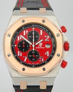 Audemars Piguet red Dial Mens Watch 6734