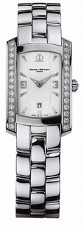 Baume & Mercier Silver Guilloche Dial Watch 8513