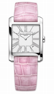 Baume & Mercier Shimmering White Dial Ladies Watch 8742