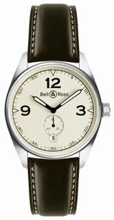 Bell & Ross Beige Quarter Arabic Dial Mens Watch Beige