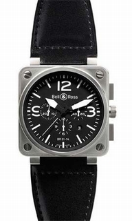 Mens Bell & Ross BR0194BLK-SL Watch