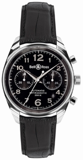 Bell & Ross Vintage 126 Geneva Black Mens Watch