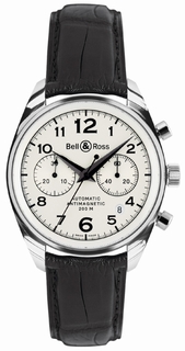 42.5mm Bell & Ross Mens Watch Geneva White