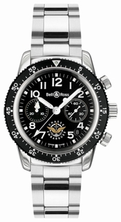 Bell & Ross Automatic Chronograph Mens Watch Type Aeronavale Acrylic