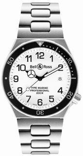 Bell & Ross Professional Collection Type Marine White Mens Watch